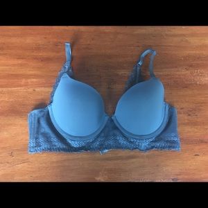 Aerie teal lace lined bra