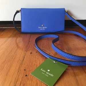 BRAND NEW Kate Spade cross-body in blue