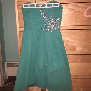 Aqua semi formal dress!