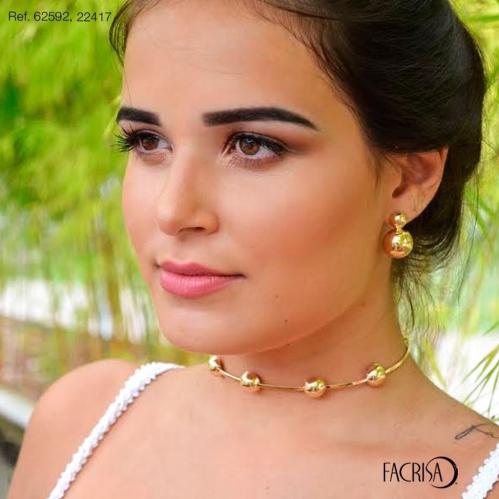 Brazilian Gold 18K plated choker