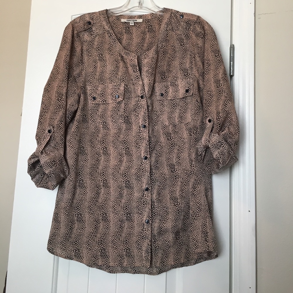 Animal Print Button Down