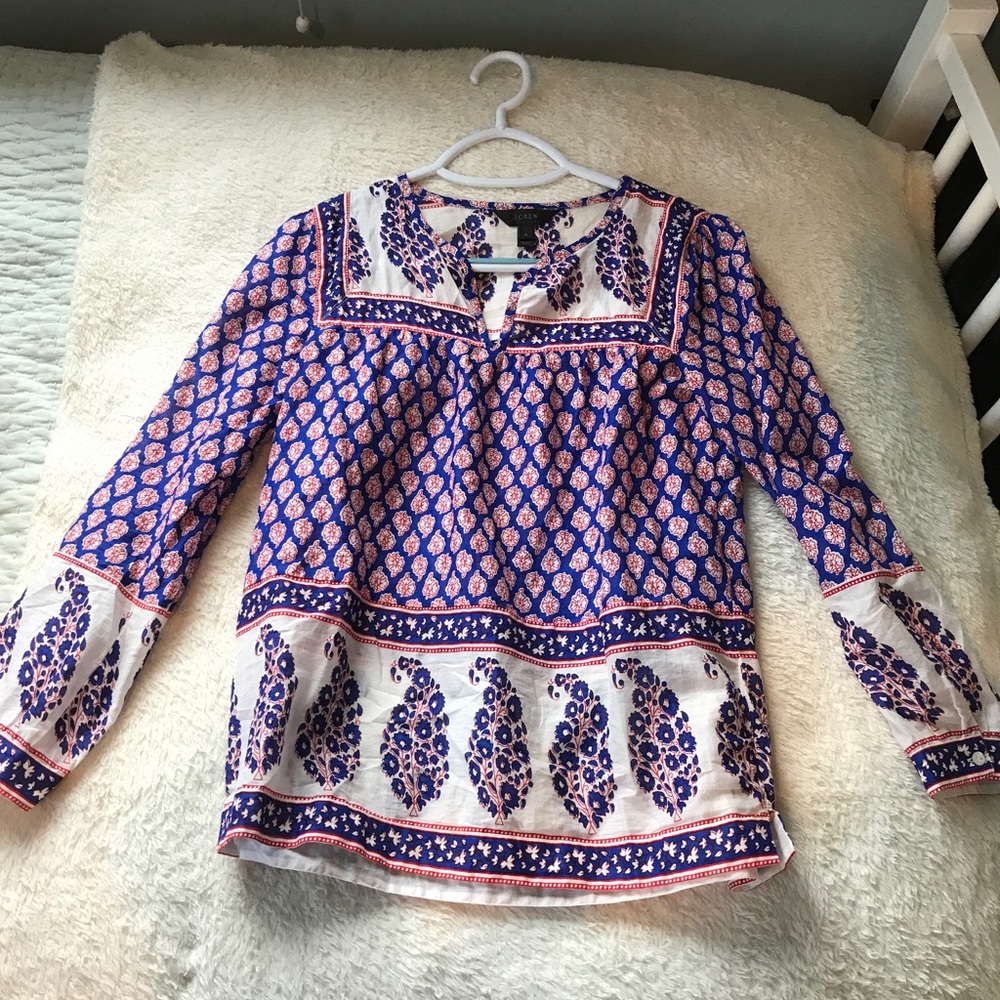 J. Crew printed top