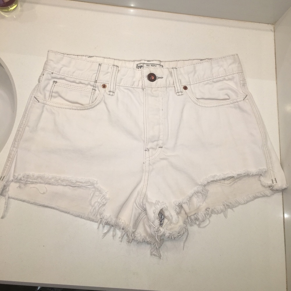 Free People jean shorts