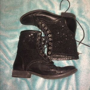Black combat boots!