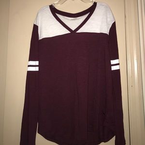 PINK Varsity Long Sleeve Tee