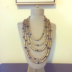 🔥FINAL🔥Chicos gold tone and black layer necklace