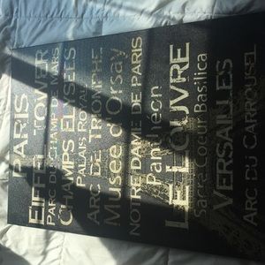 paris themed poster/figure board