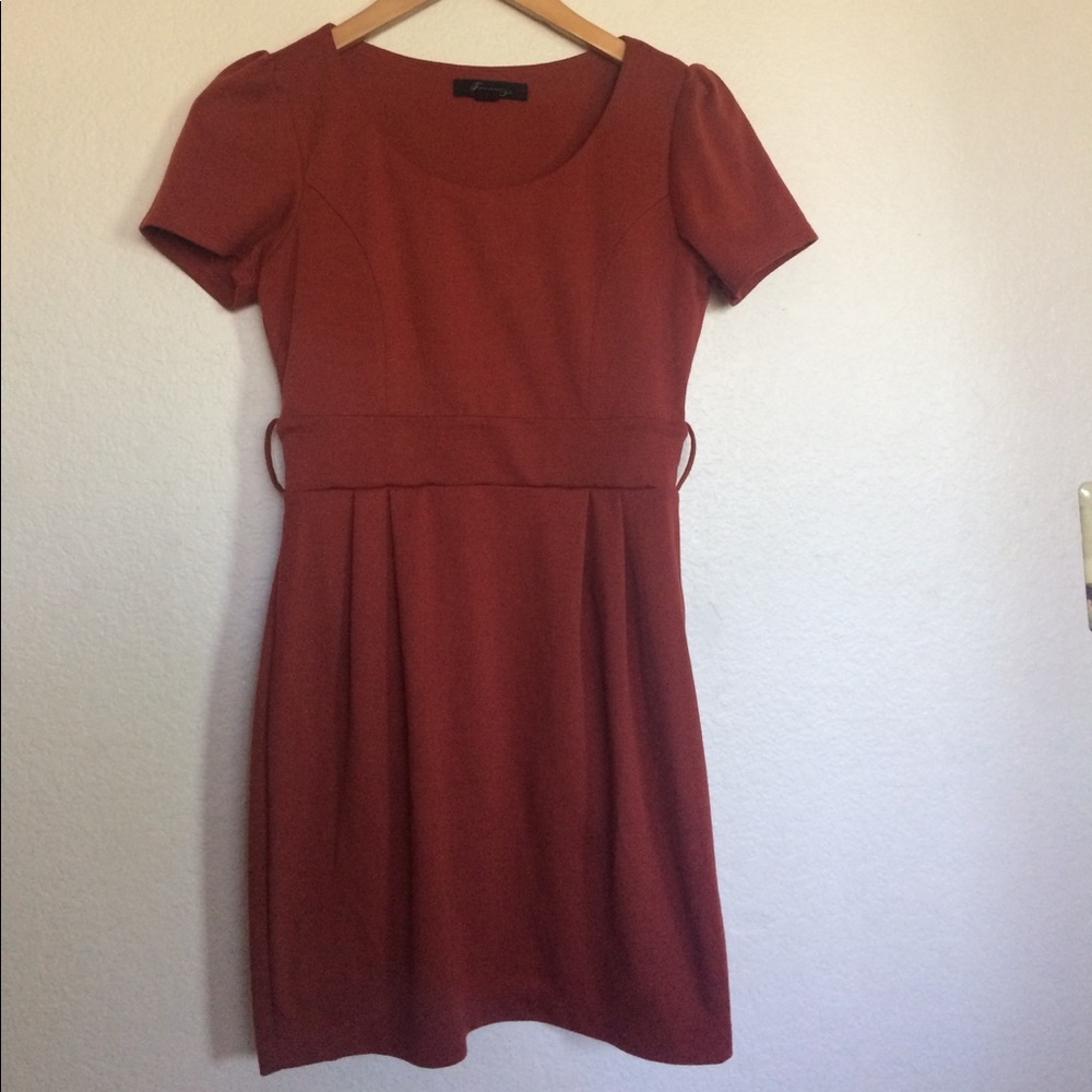 Rust colored dress