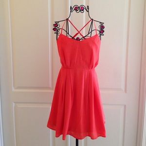 BB Dakota CrissCross Spaghetti Strap Dress