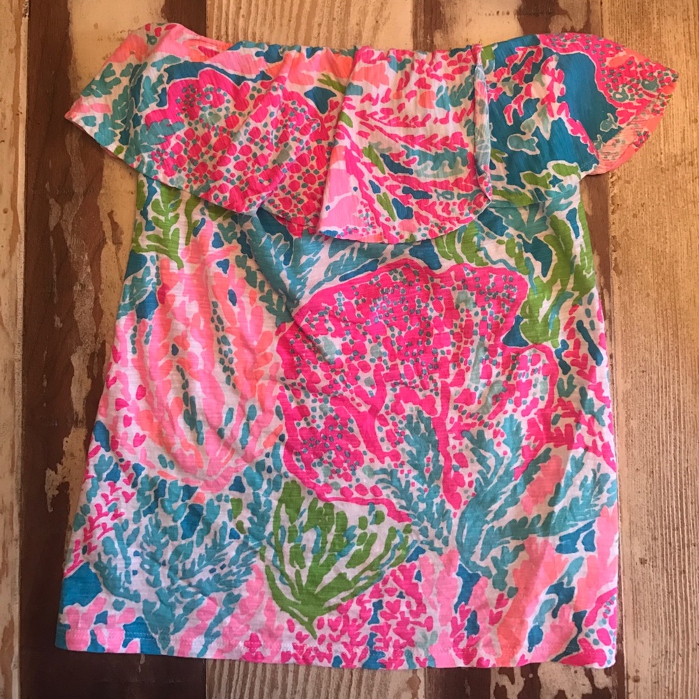 Lilly Pulitzer Let's Cha Cha Tube Top XS