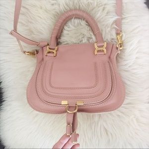Authentic Chloe marcie mini satchel with strap