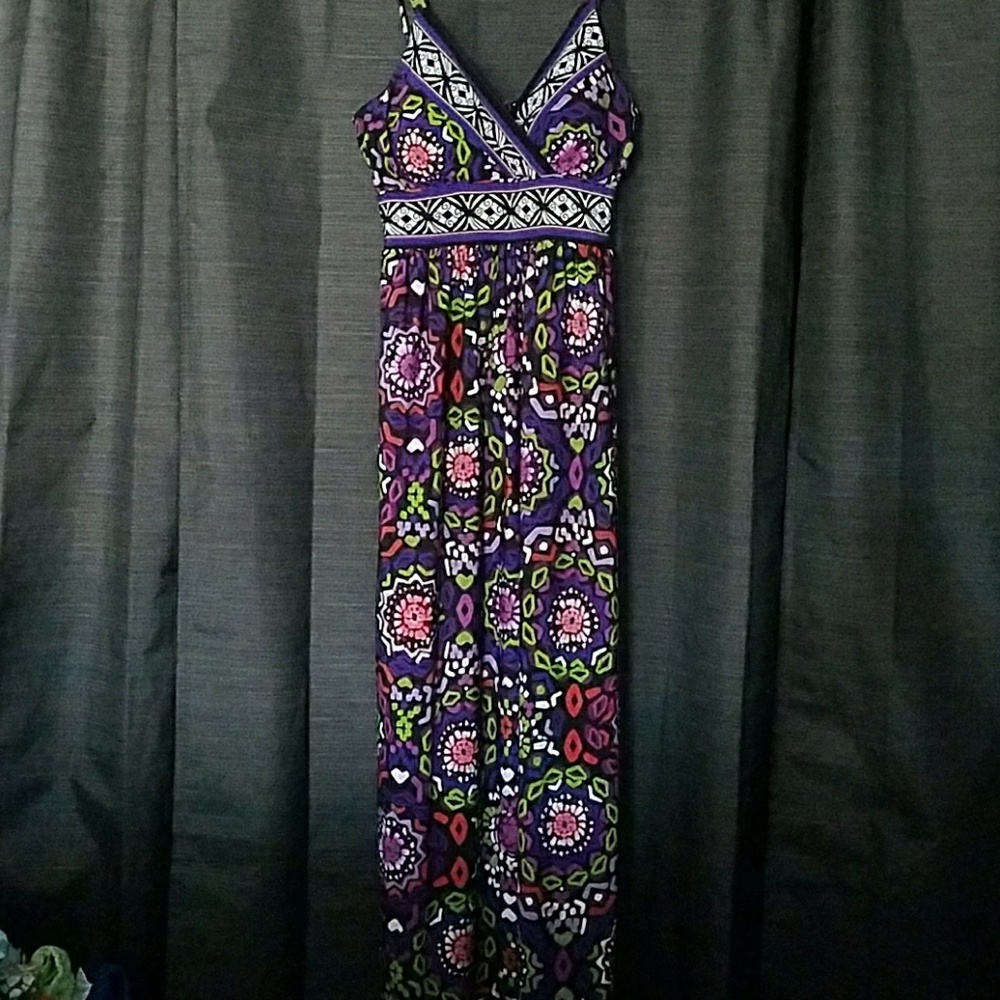 Snap maxi dress