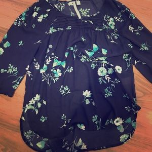 LC Lauren Conrad Floral Top