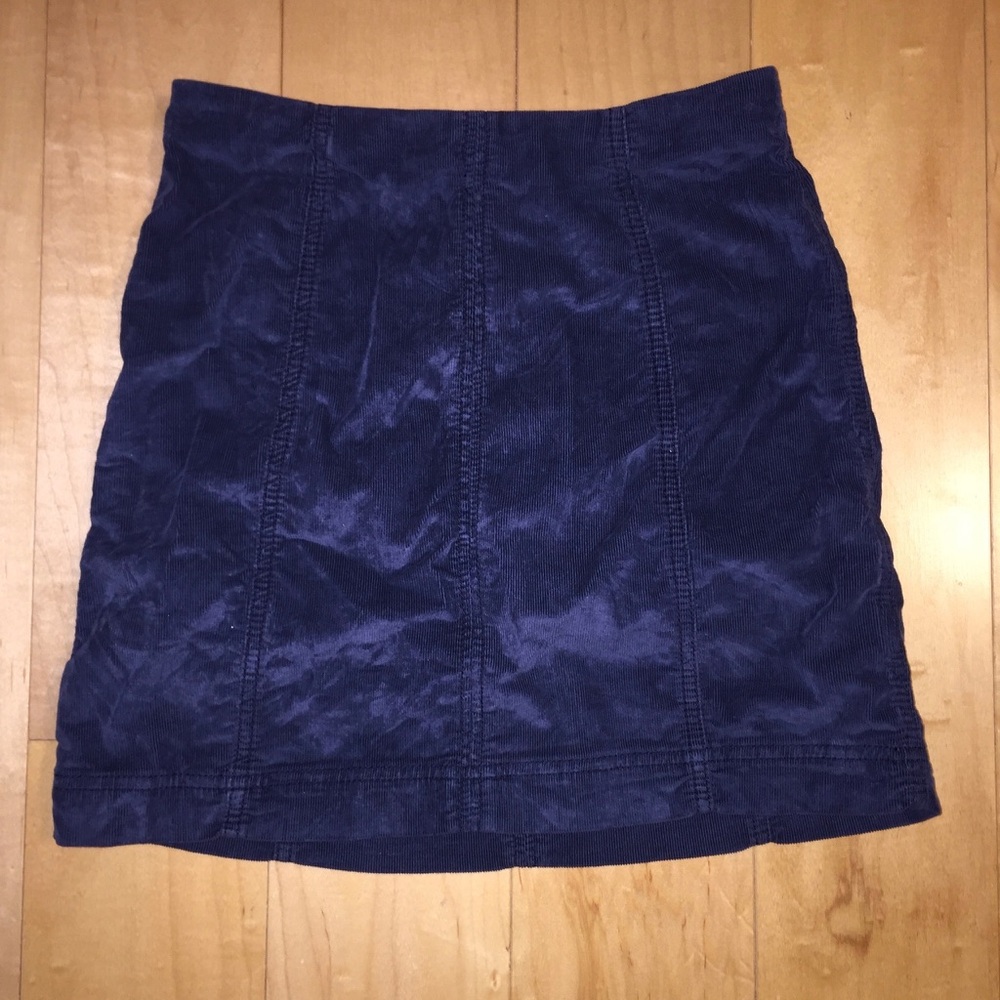 Free People Corduroy Mini Skirt