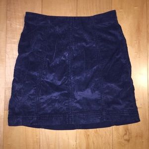 Free People Corduroy Mini Skirt