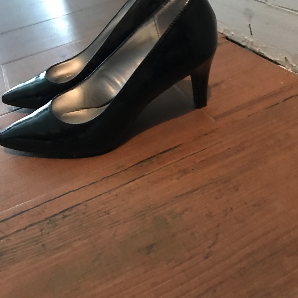 Black heels - 2.5 inch heels - size 7