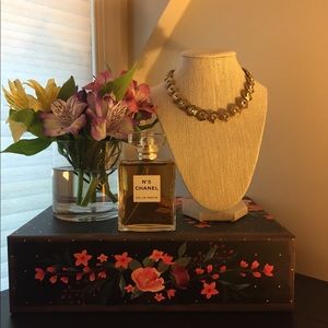 J.Crew Factory Hexagon Statement Necklace