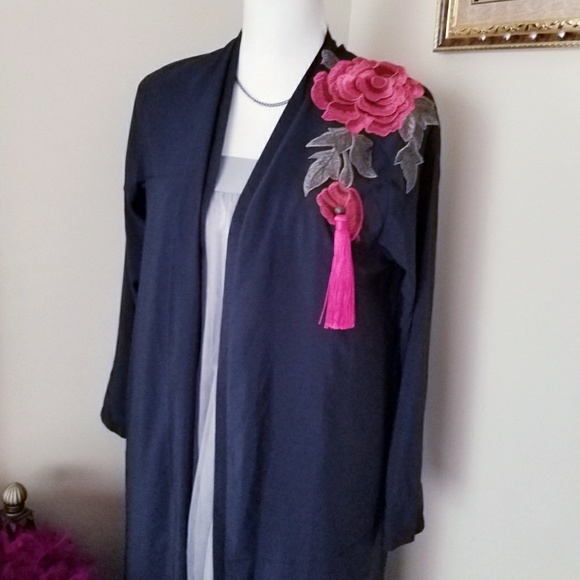 Open cardigan abaya - Picture 2 of 2