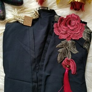 Open cardigan abaya