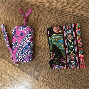 two Vera Bradley coin purses/wallets