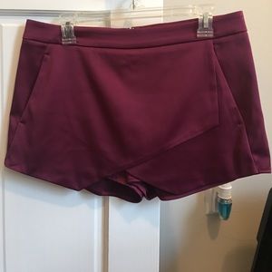 Silky high waisted shorts/skort