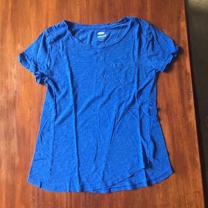 Blue old navy pocket tee