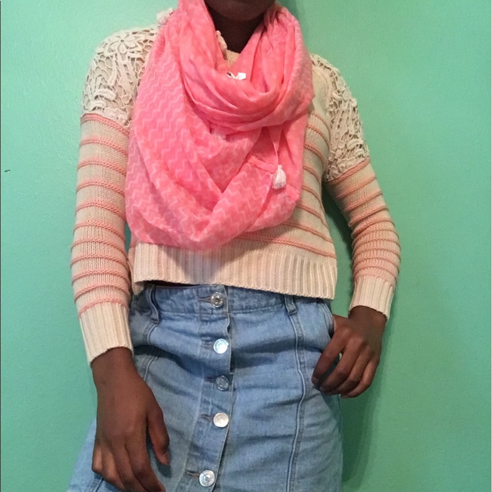 Pink Scarf