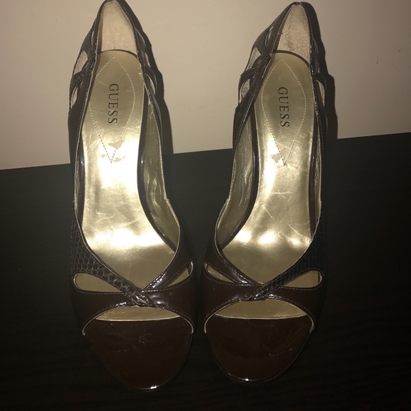 Guess peep toe sandals - Picture 2 of 4