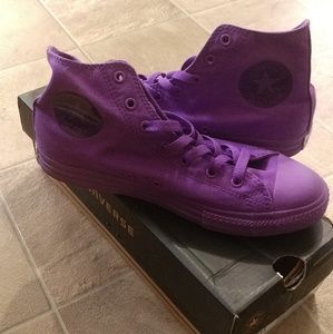 Purple Converse All-star Chuck Taylors
