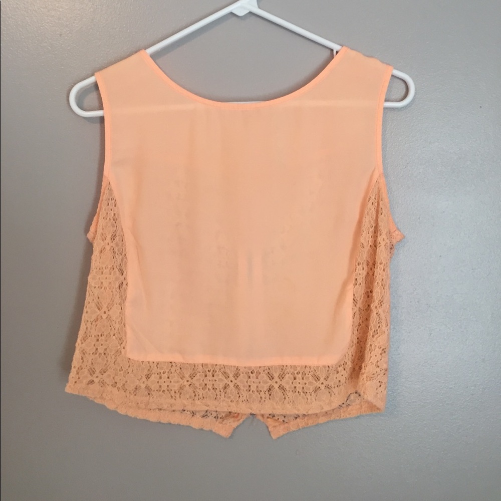 See Through Flow Crop Top