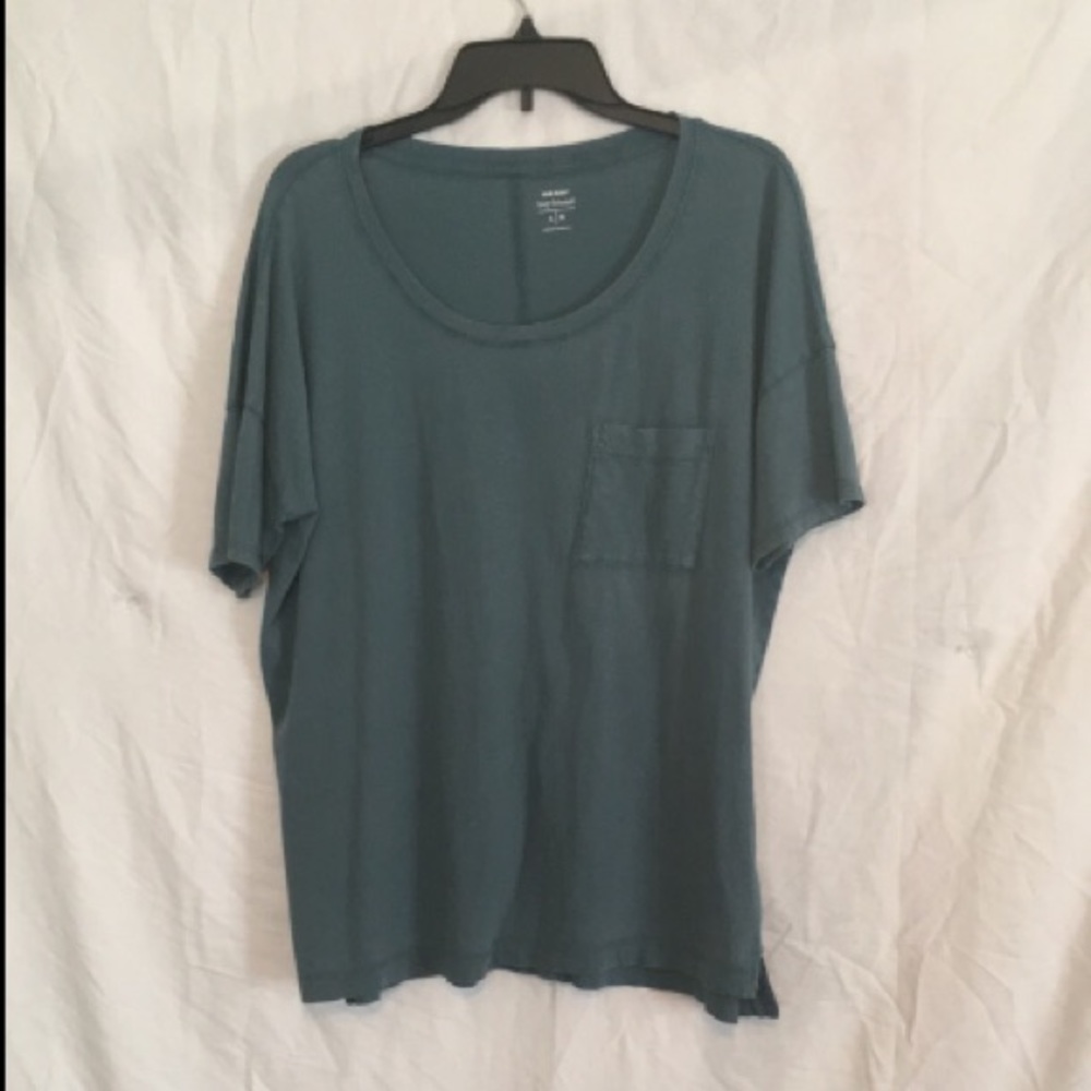 Teal Old Navy Boyfriend Tee