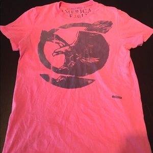 American Eagle Heritage Tee Pink