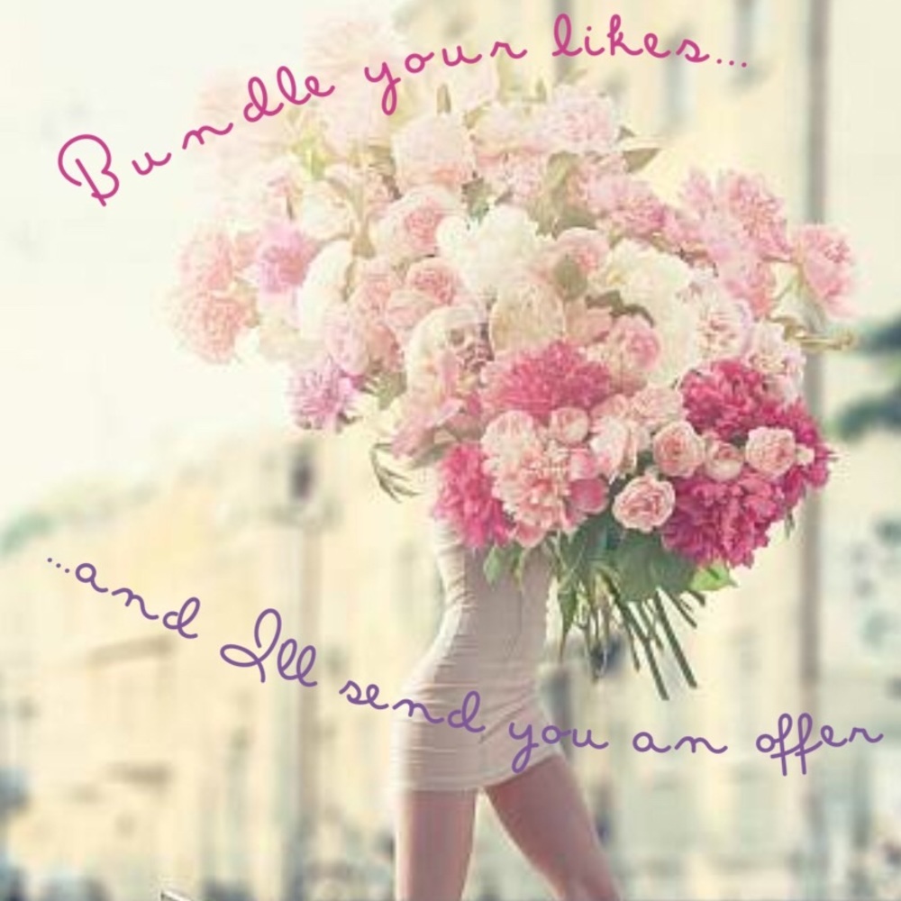 Bouquet them! Bundle your likes & make an offer❤️