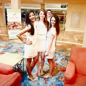 Forever 21 Shift Dress with Embroidered Neckline
