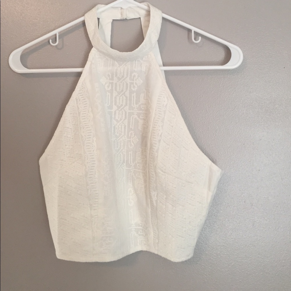 Open Back Beach Crop Top