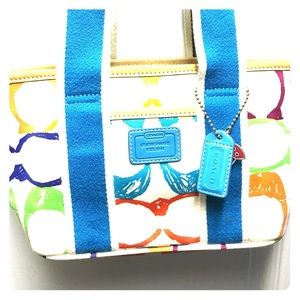 Multicolored Coach Bag