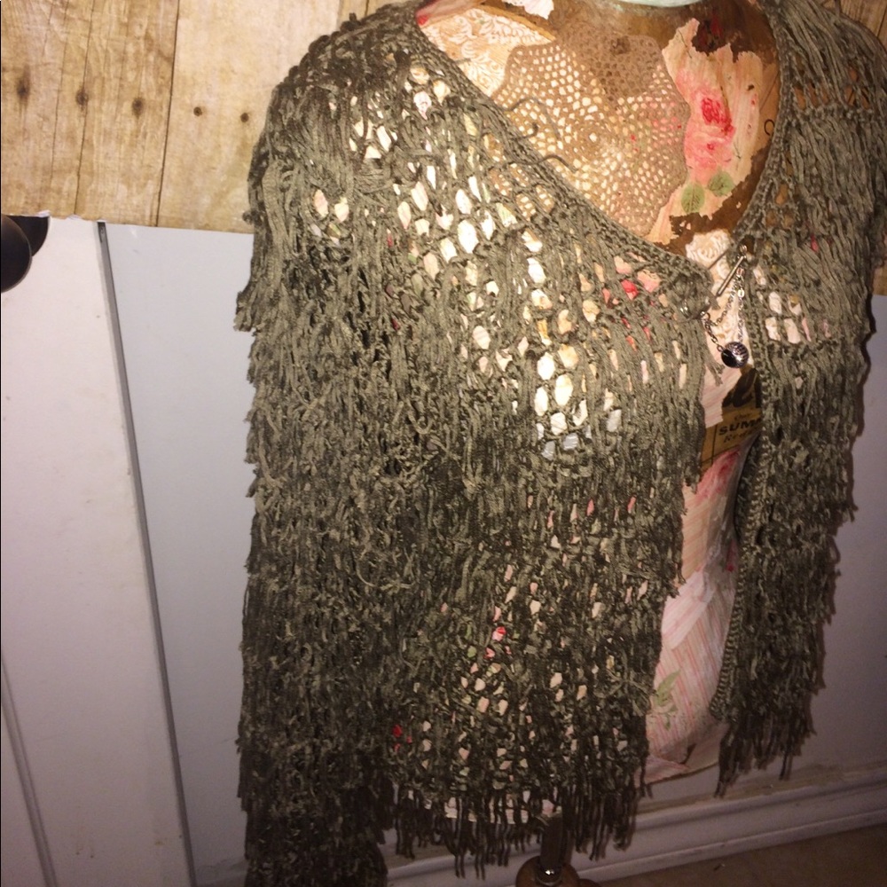 Umgee fringed cardigan Size S