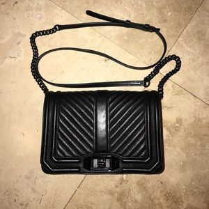 Rebecca Minkoff Chevron Quilted Small Love Bag