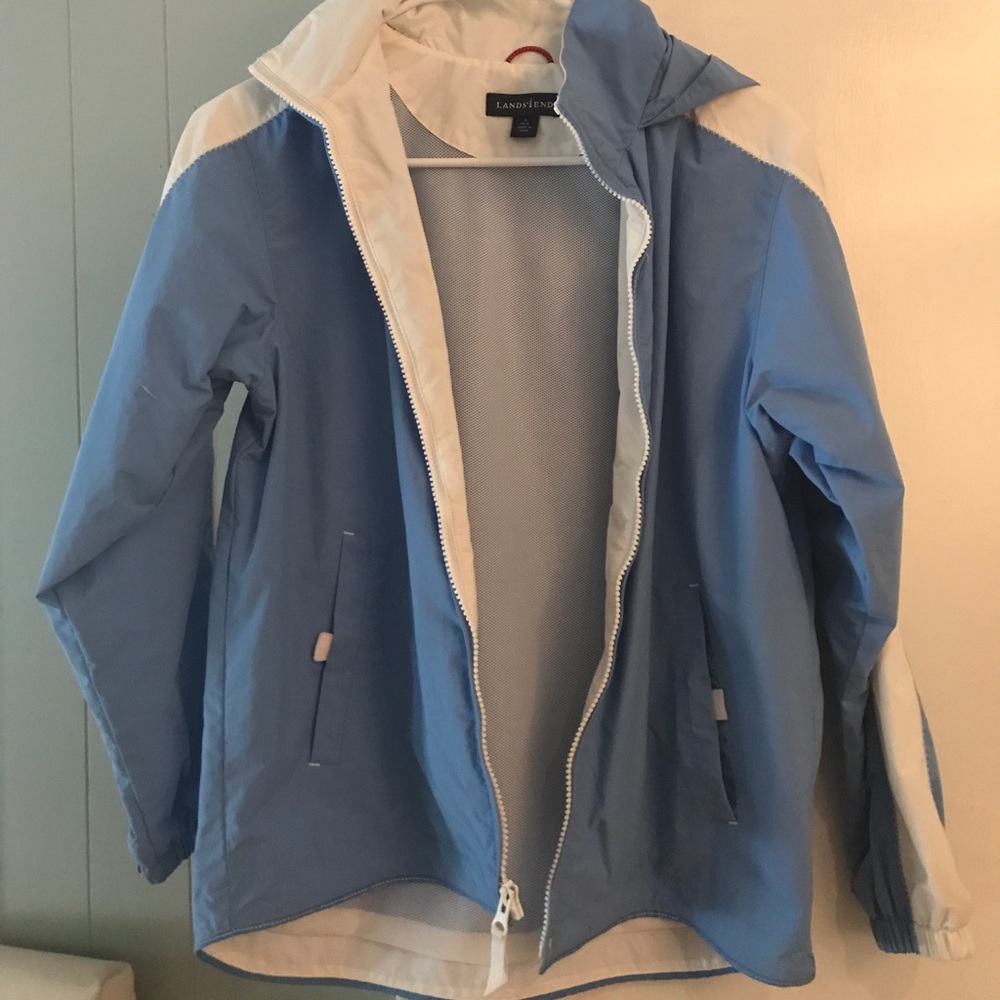 LANDS' END KIDS RAIN COAT Size M (10-12)