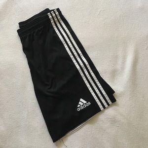 Black and White Adidas Shorts