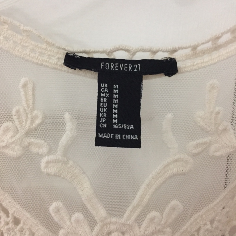 Forever 21 floral tank top - Picture 5 of 6