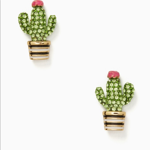 Kate Spade Cactus Earrings $48 Retail - Picture 3 of 4