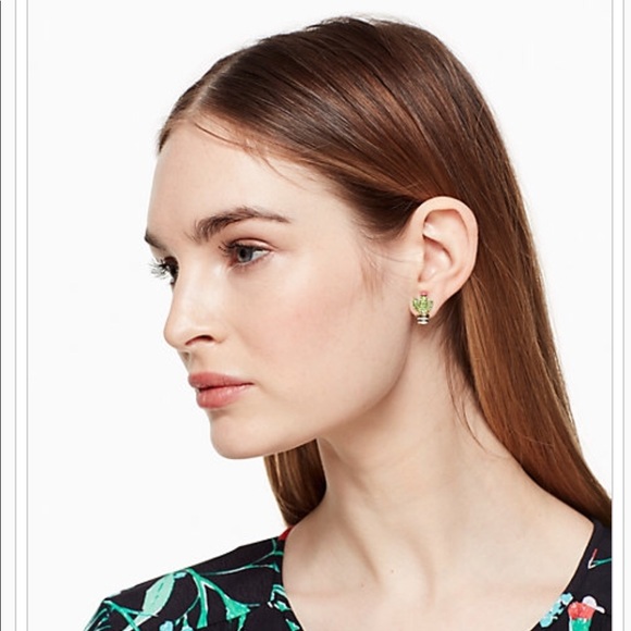 Kate Spade Cactus Earrings $48 Retail - Picture 4 of 4