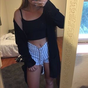 oversized black comfy cardigan !!