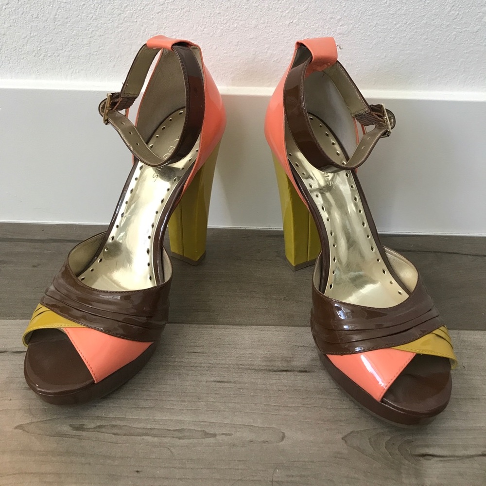 BCBG Girls colorblock heels