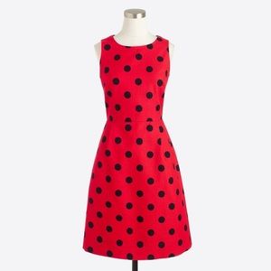 J.crew Factory Polka Dots Shirt Dress