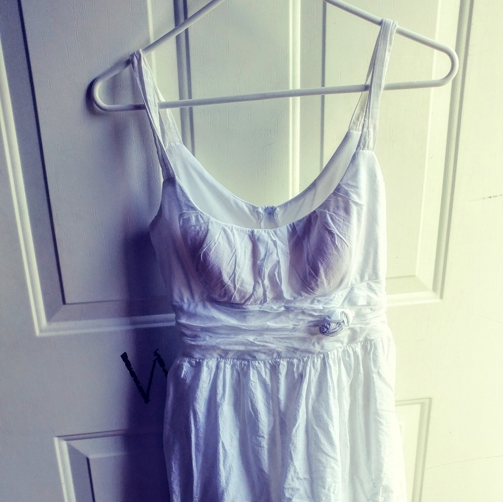Cute white summer dress