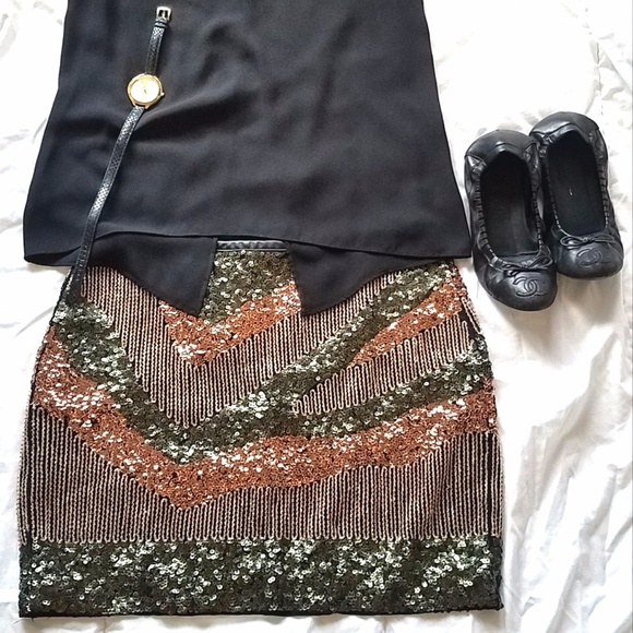 H&M Sequin Skirt - Picture 2 of 2