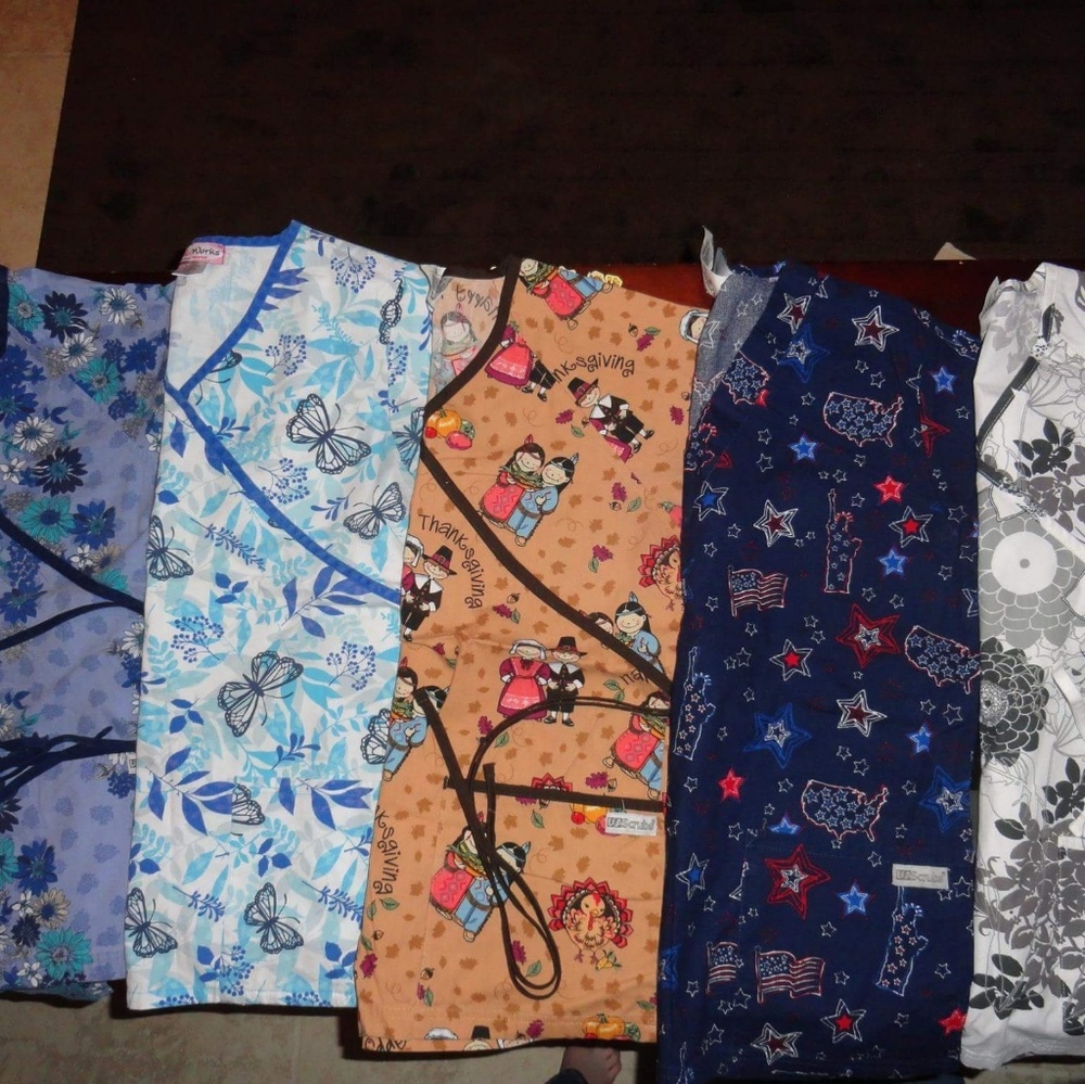 Scrub tops