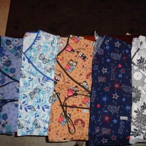 Scrub tops